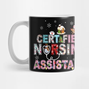 Certified Nursing Assistant Nurse Stethoscope Christmas Gift Mug